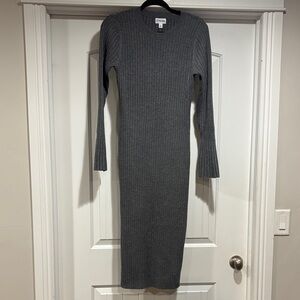 The Drop Ribbed Sweater Dress Size M.